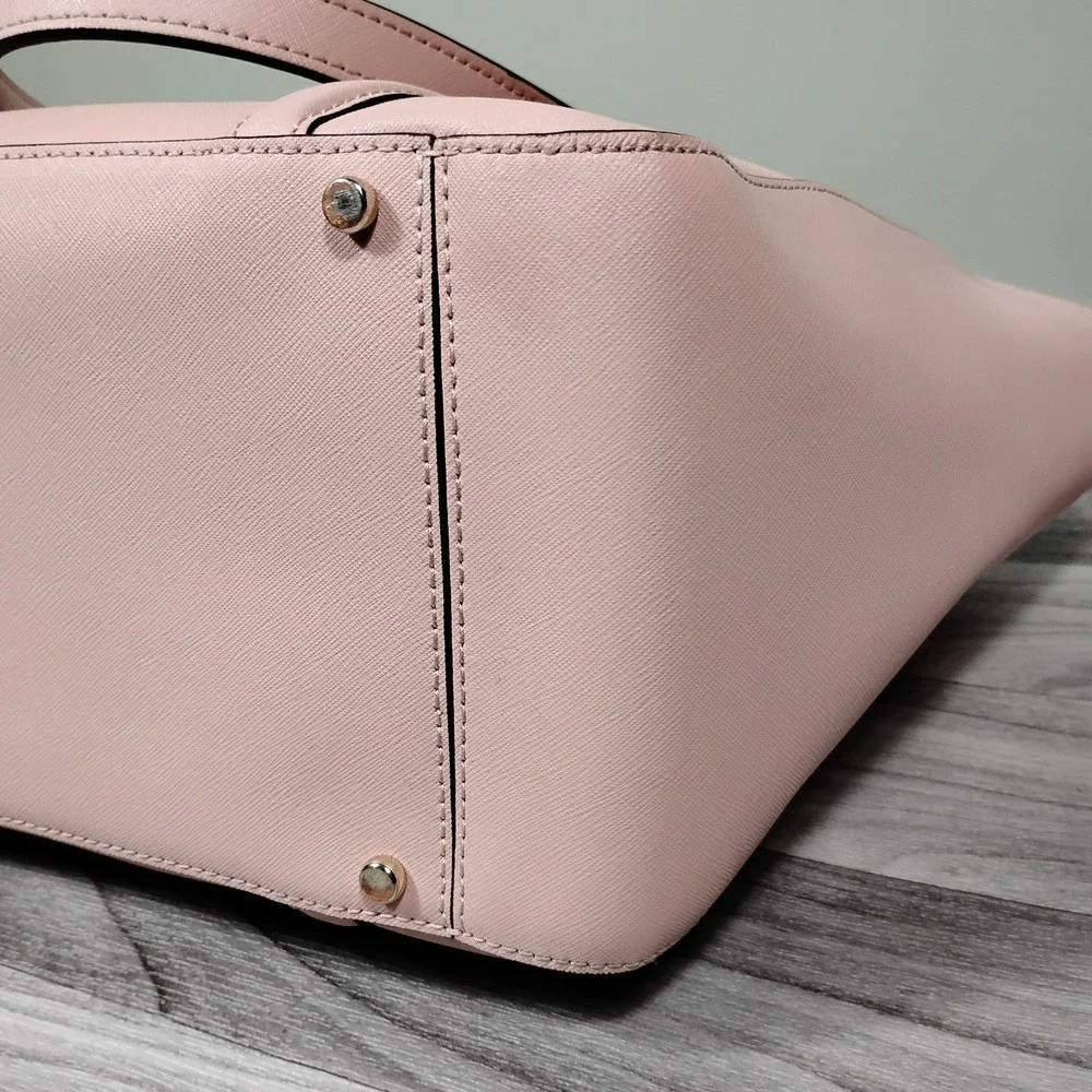 Authentic‎ Kate Spade Newbury Lane Briar Light Pink Saffiano Leather Tote Bag